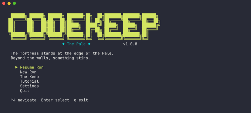 codekeep terminal roguelike deckbuilder gameplay